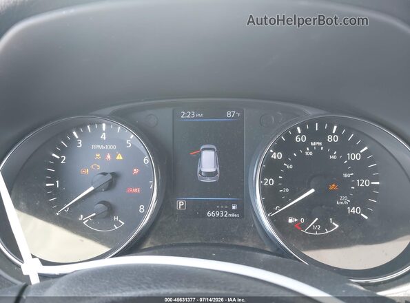 5N1AT2MT9JC806135 2018 NISSAN ROGUE White Вид задніх сидінь