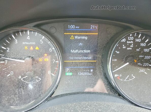 5N1AT2MT9JC824747 2018 NISSAN ROGUE White Vista del cuadro de instrumentos