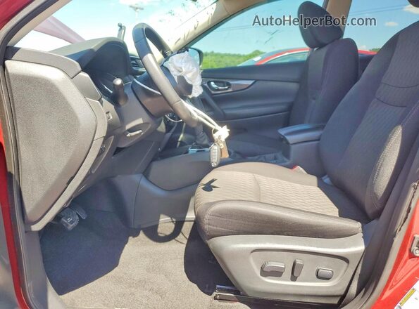 5N1AT2MT9KC721782 2019 NISSAN ROGUE Red წინა სალონის ხედი
