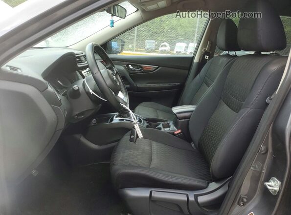 5N1AT2MT9KC808176 2019 NISSAN ROGUE Gray Widok wnętrza z przodu