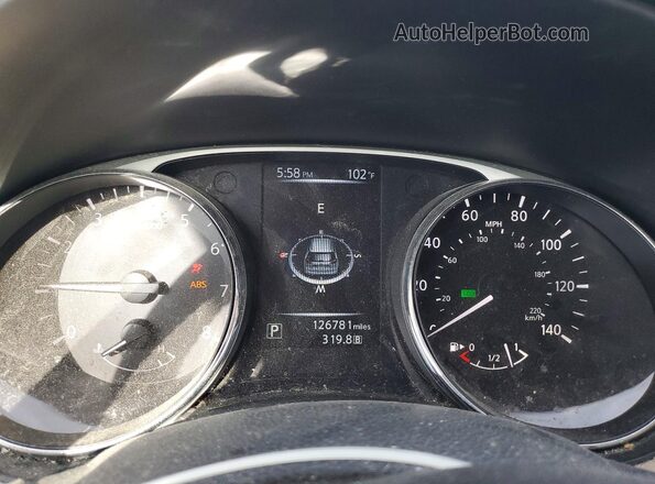 5N1AT2MTXGC733690 2016 NISSAN ROGUE Синий Вид щитка приборов