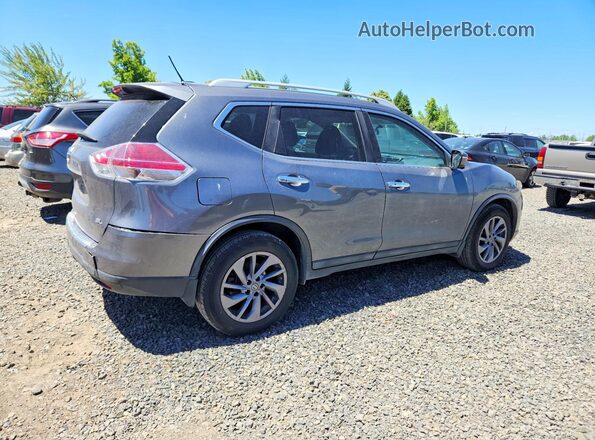 5N1AT2MTXGC744589 2016 NISSAN ROGUE Серый Задняя правая четверть