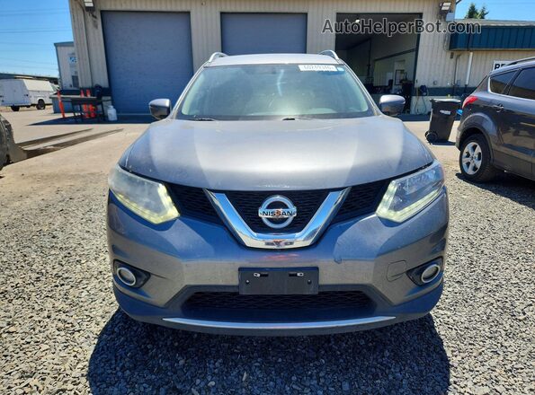 5N1AT2MTXGC744589 2016 NISSAN ROGUE Серый Вид спереди