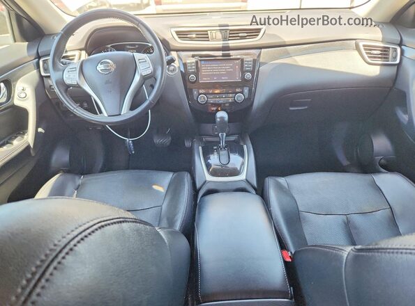 5N1AT2MTXGC744589 2016 NISSAN ROGUE Серый Вид панели приборов