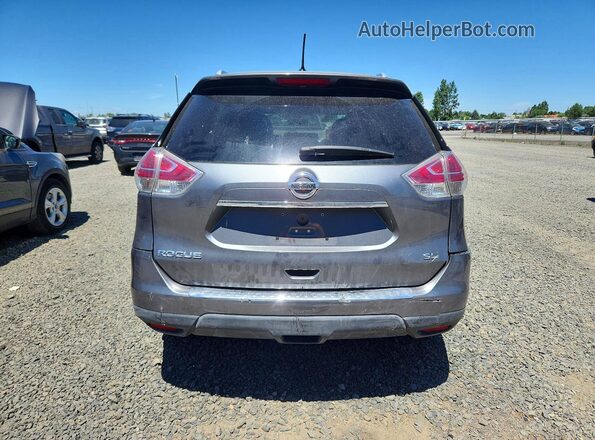 5N1AT2MTXGC744589 2016 NISSAN ROGUE Серый Вид сзади