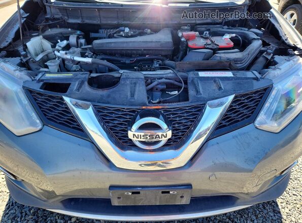 5N1AT2MTXGC744589 2016 NISSAN ROGUE Серый Вид подкапотного пространства