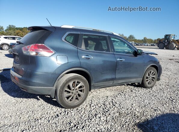 5N1AT2MTXGC767970 2016 NISSAN ROGUE Blue Trasero derecho