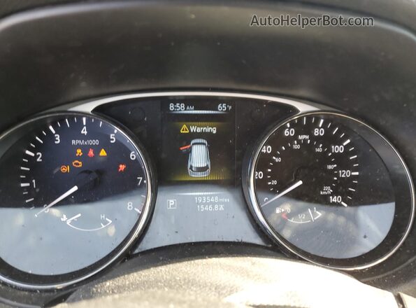 5N1AT2MTXGC767970 2016 NISSAN ROGUE Blue Vista del cuadro de instrumentos