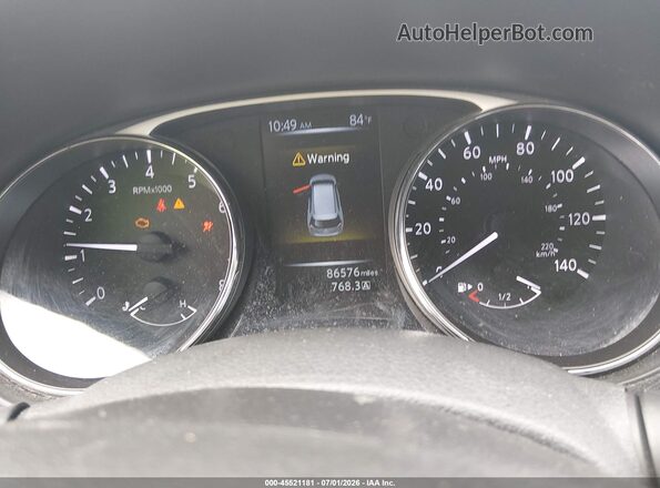 5N1AT2MTXGC925269 2016 NISSAN ROGUE White Հետևի նստատեղերի տեսք