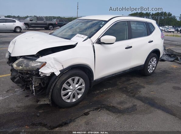 5N1AT2MTXGC925269 2016 NISSAN ROGUE White Առջևի ձախ երեք քառորդ տեսարան