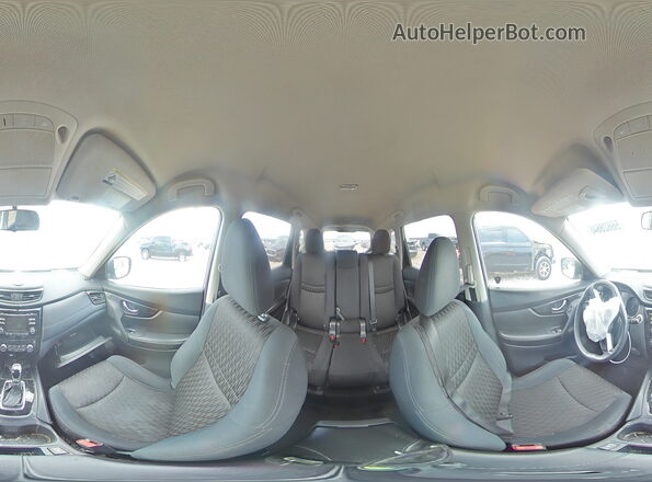 5N1AT2MTXHC821530 2017 NISSAN ROGUE Silver Панорамний вид салону 360°