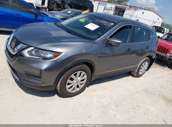 5N1AT2MTXHC887723 2017 NISSAN ROGUE Gray წინა მარცხენა ხედი სამი მეოთხედიდან