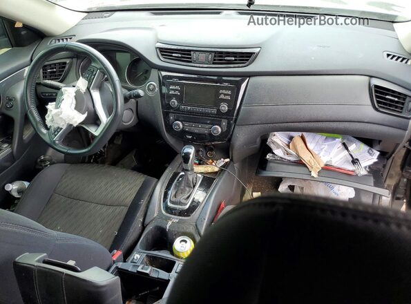 5N1AT2MTXHC896888 2017 NISSAN ROGUE Black Widok deski rozdzielczej