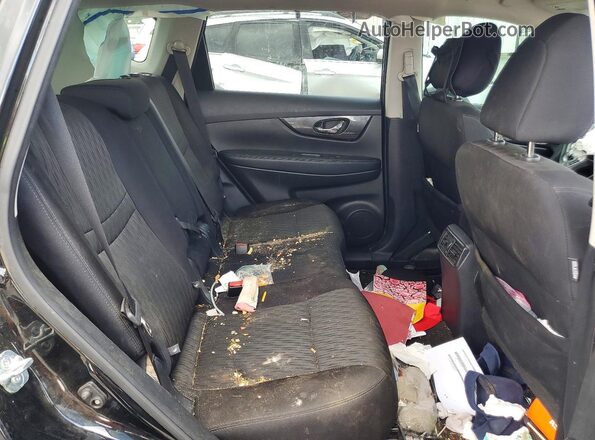 5N1AT2MTXHC896888 2017 NISSAN ROGUE Black Widok tylnych siedzeń