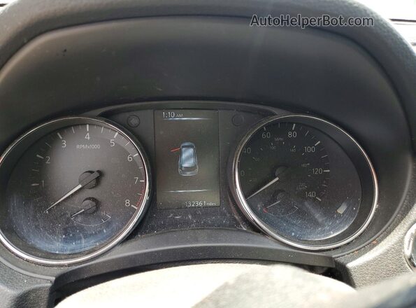 5N1AT2MTXHC896888 2017 NISSAN ROGUE Black Widok zestawu wskaźników