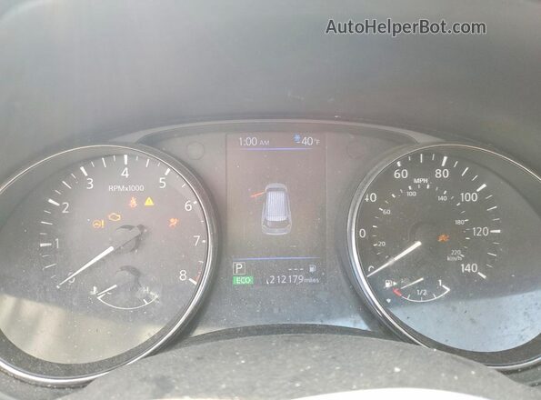 5N1AT2MTXJC800814 2018 NISSAN ROGUE Black Вид щитка приладів