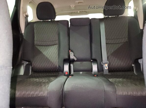 5N1AT2MTXJC800814 2018 NISSAN ROGUE Black Вид задніх сидінь