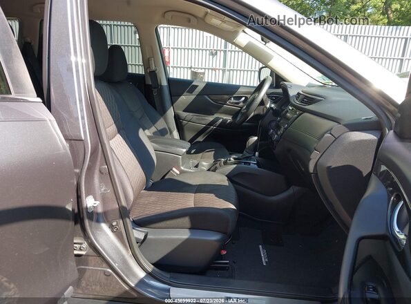 5N1AT2MTXJC801915 2018 NISSAN ROGUE Black წინა სალონის ხედი