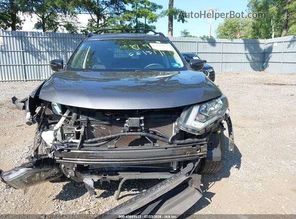 5N1AT2MTXJC801915 2018 NISSAN ROGUE Black უკანა სალონის ხედი
