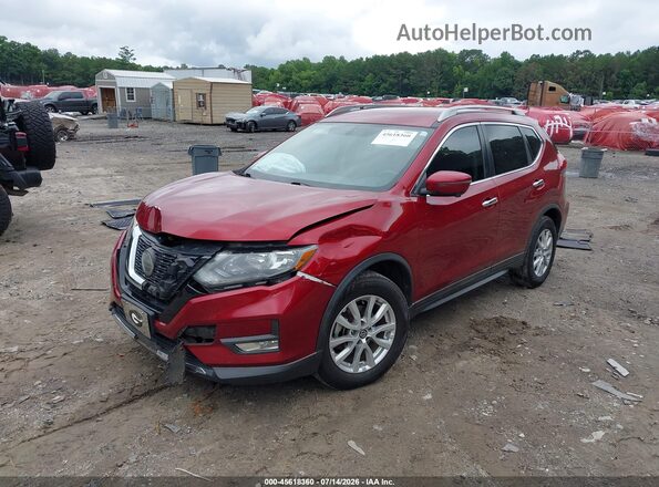 5N1AT2MTXJC826880 2018 NISSAN ROGUE Red წინა მარცხენა ხედი სამი მეოთხედიდან
