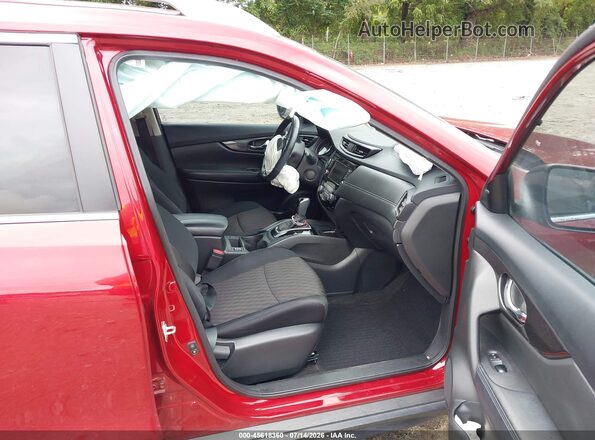5N1AT2MTXJC826880 2018 NISSAN ROGUE Red წინა სალონის ხედი