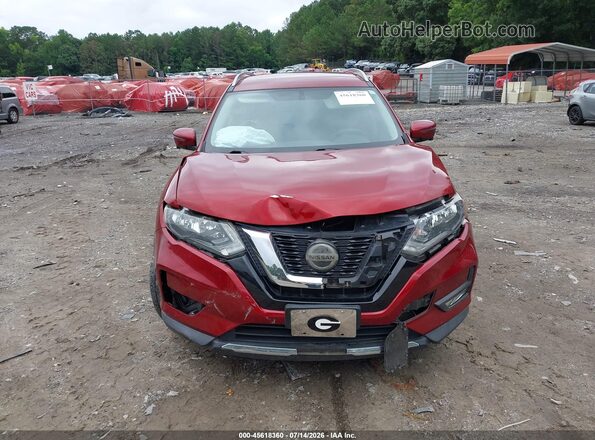 5N1AT2MTXJC826880 2018 NISSAN ROGUE Red ხელსაწყოთა პანელის ხედი