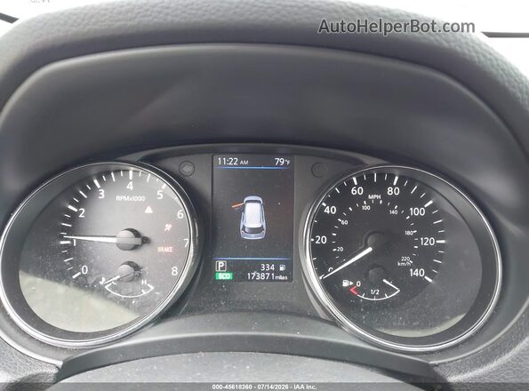 5N1AT2MTXJC826880 2018 NISSAN ROGUE Red უკანა სავარძლების ხედი