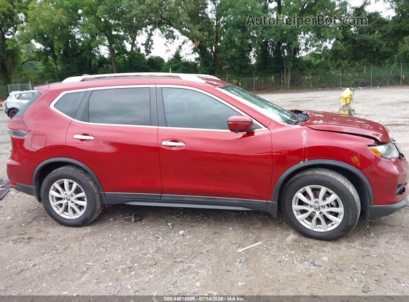 5N1AT2MTXJC826880 2018 NISSAN ROGUE Red უკანა სალონის ხედი