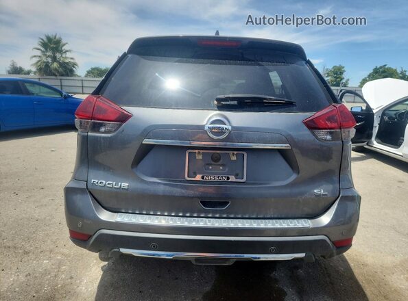 5N1AT2MTXKC719118 2019 NISSAN ROGUE Gray Вид ззаду