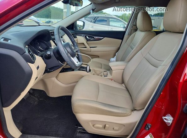 5N1AT2MTXKC754659 2019 NISSAN ROGUE Red Front interior view