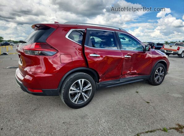 5N1AT2MTXKC754659 2019 NISSAN ROGUE Red Rear right