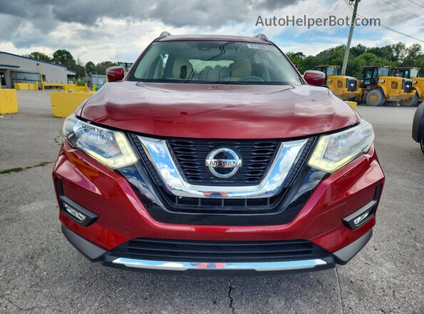 5N1AT2MTXKC754659 2019 NISSAN ROGUE Red Front view
