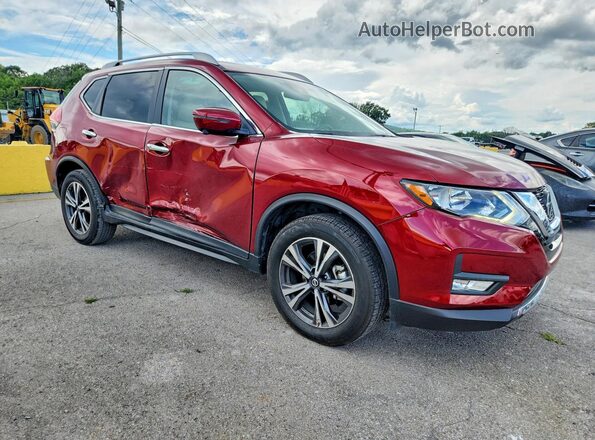 5N1AT2MTXKC754659 2019 NISSAN ROGUE Red Front right
