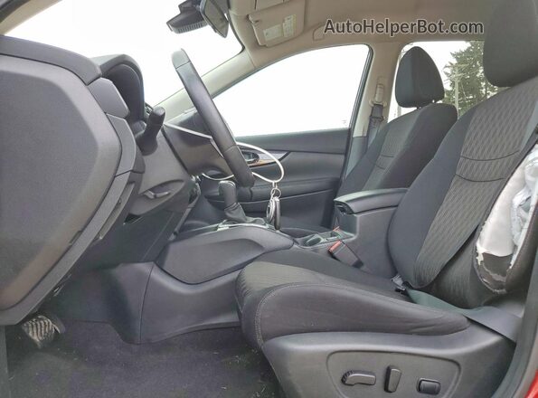 5N1AT2MTXKC813502 2019 NISSAN ROGUE Red Вид салону спереду