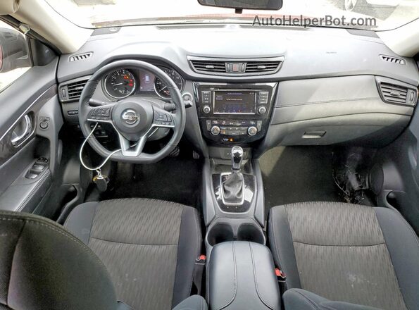 5N1AT2MTXKC813502 2019 NISSAN ROGUE Red Вид панелі приладів