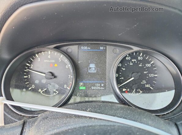 5N1AT2MTXLC807894 2020 NISSAN ROGUE Gray Instrument cluster view