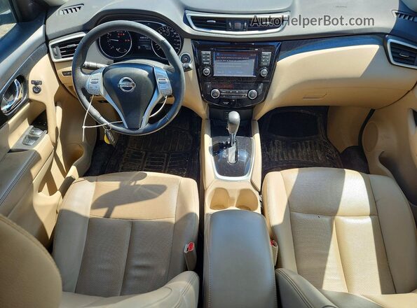 5N1AT2MV0GC779823 2016 NISSAN ROGUE White Vista del salpicadero