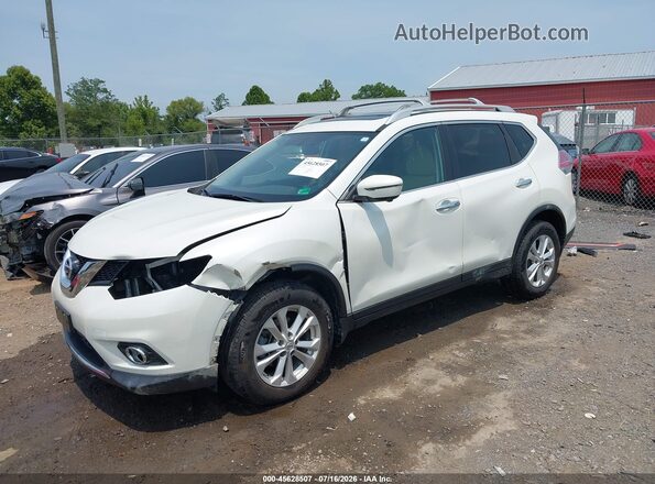 5N1AT2MV0GC797397 2016 NISSAN ROGUE White წინა მარცხენა ხედი სამი მეოთხედიდან
