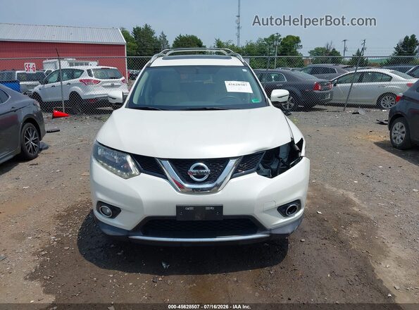 5N1AT2MV0GC797397 2016 NISSAN ROGUE White ხელსაწყოთა პანელის ხედი