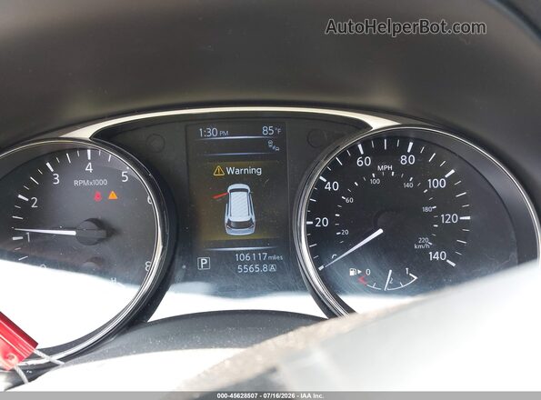 5N1AT2MV0GC797397 2016 NISSAN ROGUE White უკანა სავარძლების ხედი
