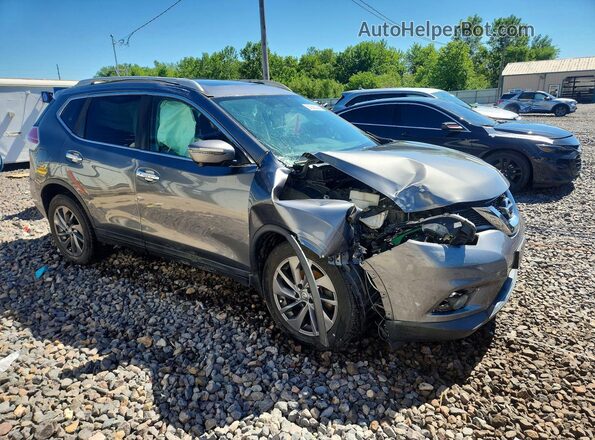 5N1AT2MV0GC814215 2016 NISSAN ROGUE Silver Przód prawy