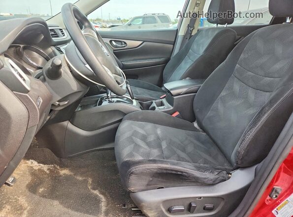 5N1AT2MV0GC832388 2016 NISSAN ROGUE Red Vista interior delantera