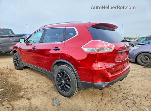 5N1AT2MV0GC832388 2016 NISSAN ROGUE Red Trasero izquierdo