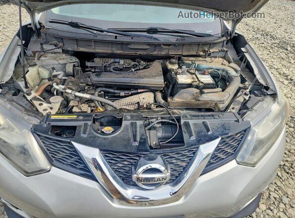5N1AT2MV0GC858831 2016 NISSAN ROGUE Silver უკანა სალონის ხედი