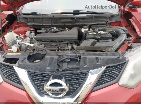 5N1AT2MV0GC867125 2016 NISSAN ROGUE Красный Вид сзади