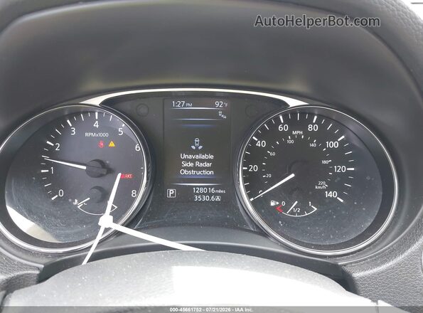 5N1AT2MV0GC867125 2016 NISSAN ROGUE Красный Вид задних сидений