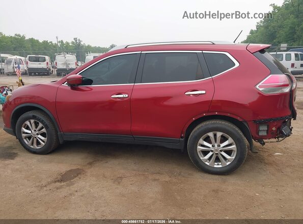 5N1AT2MV0GC867125 2016 NISSAN ROGUE Красный Панорамный вид салона 360°