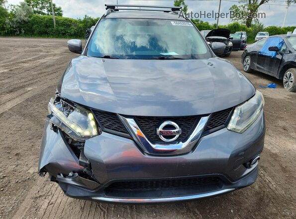 5N1AT2MV0GC872373 2016 NISSAN ROGUE Серый Вид спереди