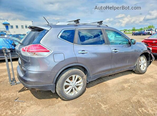 5N1AT2MV0GC872373 2016 NISSAN ROGUE Серый Задняя правая четверть