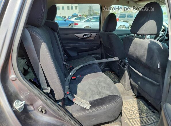 5N1AT2MV0GC872373 2016 NISSAN ROGUE Серый Вид задних сидений